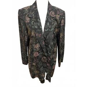 Vintage 1980's Floral Blazer